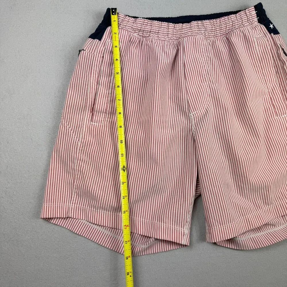 BirdDogs Sargeant Tuddy Shorts Mens Small USA American Flag Lined Stretch
